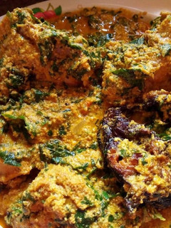 A picture of Egusi soup.