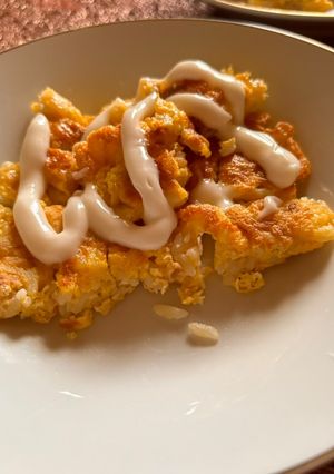 Foto resep Omelette nasi telur daging