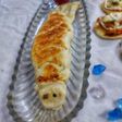 Chicken bread with leftover pizza dough