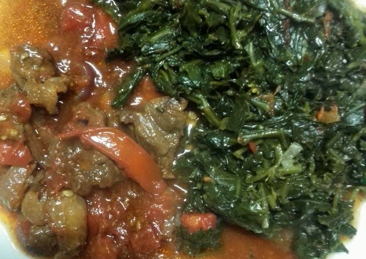 Stewed Meat with Managu
