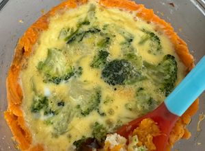 O poză a rețetei Tarta cu Broccoli si Cartofi Dulci Bebe 9 Luni +.