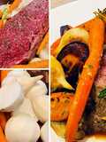 Holiday Wagyu Eye of Round Roast with Vegetables