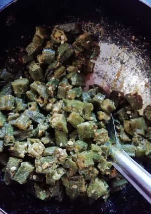 A picture of Bhindi masala.