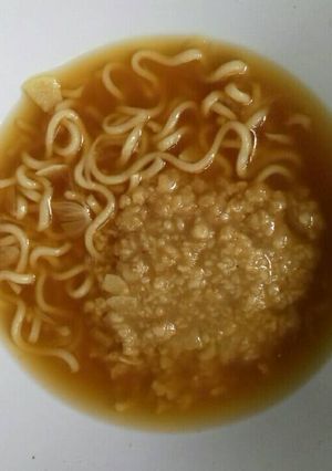 Foto resep Bubur Oat Mie Kuah Jahe (Pereda Flu)