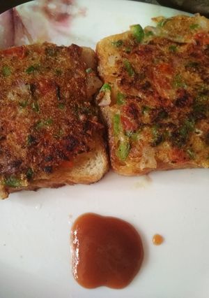 A picture of Bread pizza.