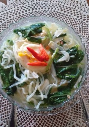 Foto resep Mie Kuah Shirataki Telur