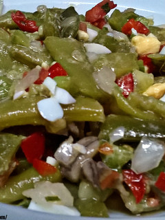 Una foto de Judías verdes a la vinagreta de anchoas