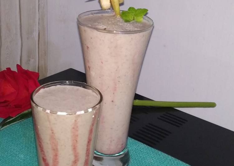 Step-by-Step Guide to Make Favorite Banana Apple Cashew Beetroot Shake