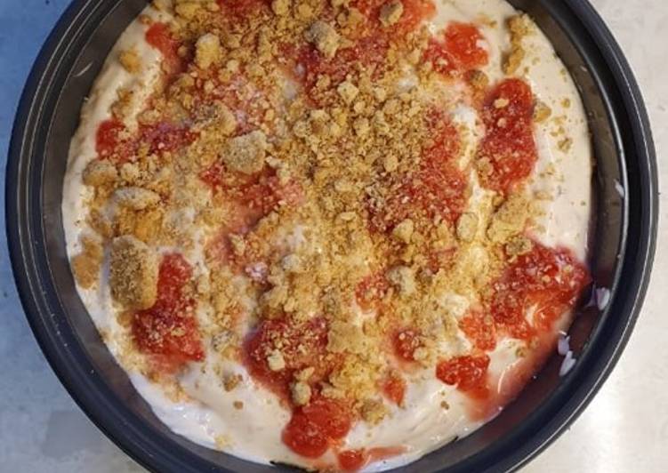 Recipe of Super Quick Homemade Strawberry Cheesecake Icecream