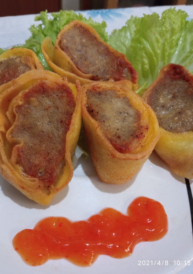 Foto resep Chicken Egg Roll ala Hokben (tanpa kukus)