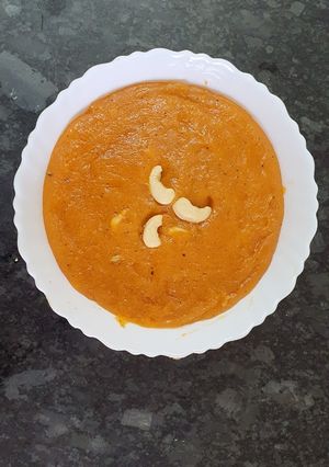 A picture of Ashoka Halwa.