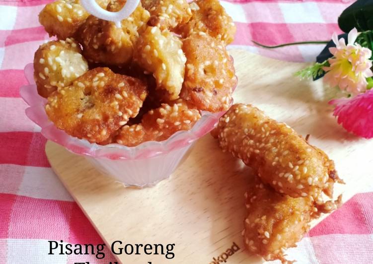 Cara Gampang Membuat Pisang Goreng Thailand, Enak