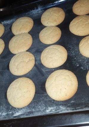 Una foto de Galletas de Mantequilla con canela súper fáciles