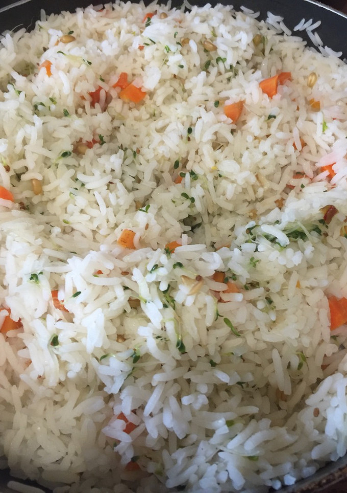 Una foto de Arroz con brotes