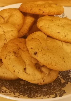 Une photo de Cookies Sablés Chocolat-Noisette