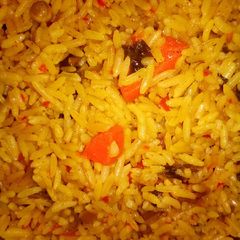 A picture of Simple fried Rice.