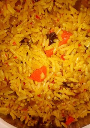 A picture of Simple fried Rice.