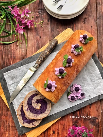 Cara Mudah Menyiapkan Resep Roll Cake Ubi Ungu yang Enak Banget Anti Ribet, Mantap Sekali
