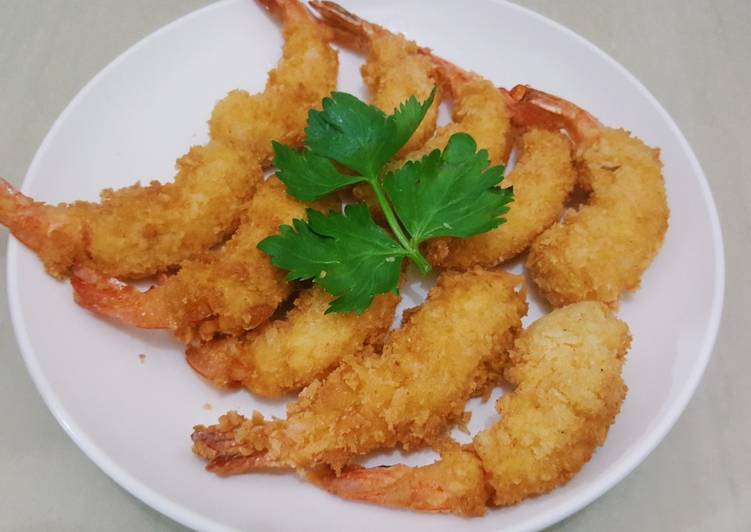 Bagaimana Membuat Ebi Furai (Udang Goreng Crispy), Enak Banget