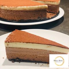 A picture of Triple Chocolate Mousse Cake - Bakey Beha.