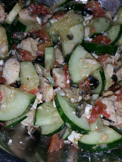 A picture of Greek-style Chicken Wraps.