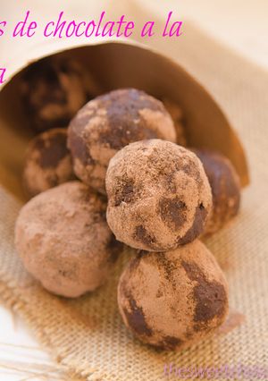 Foto principal de Trufas de chocolate a la naranja