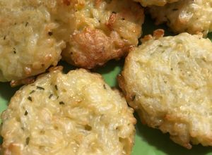 Hình của món Bánh cơm nguội nồi chiên không dầu.