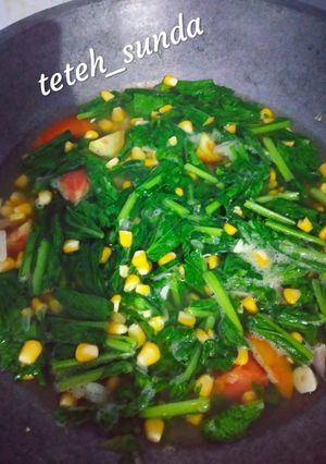 Foto resep Olahan Sawi Kuah Bening