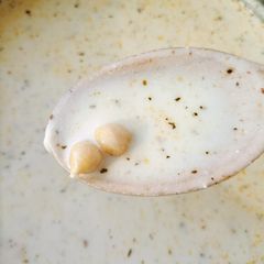 A picture of Chickpeas Yoghurt Soup.