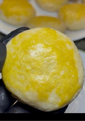 Hình của món Bánh Pía Nhân Đậu Xanh.