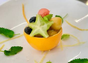 Ready to Serve Fresh Fruits Salad with honey citrus dressing Delicious Ready to Serve Fresh Fruits Salad with honey citrus dressing Delicious