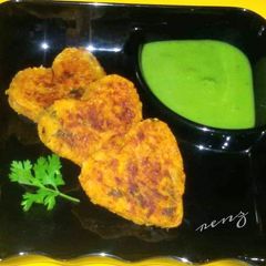 A picture of Falahari Pumpkin Cutlets.