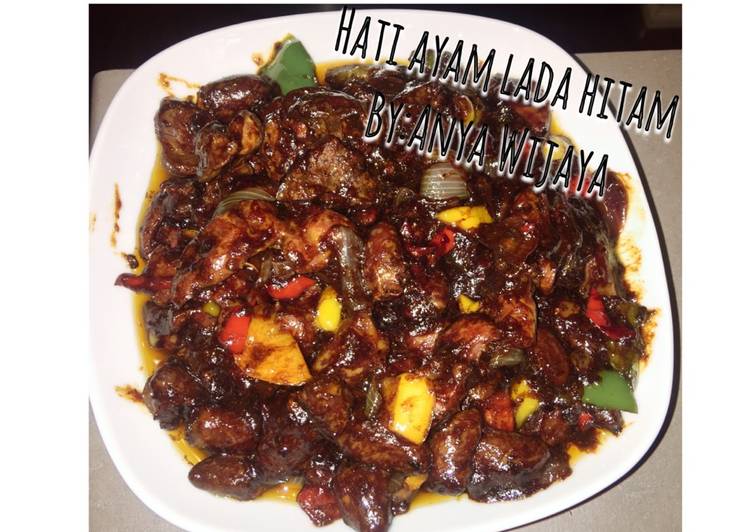 Hati ayam lada hitam