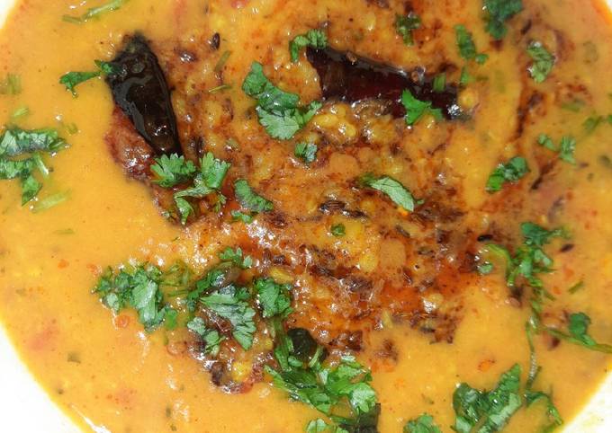 Moong Dal Tadka Recipe By Uzma Syed Cookpad