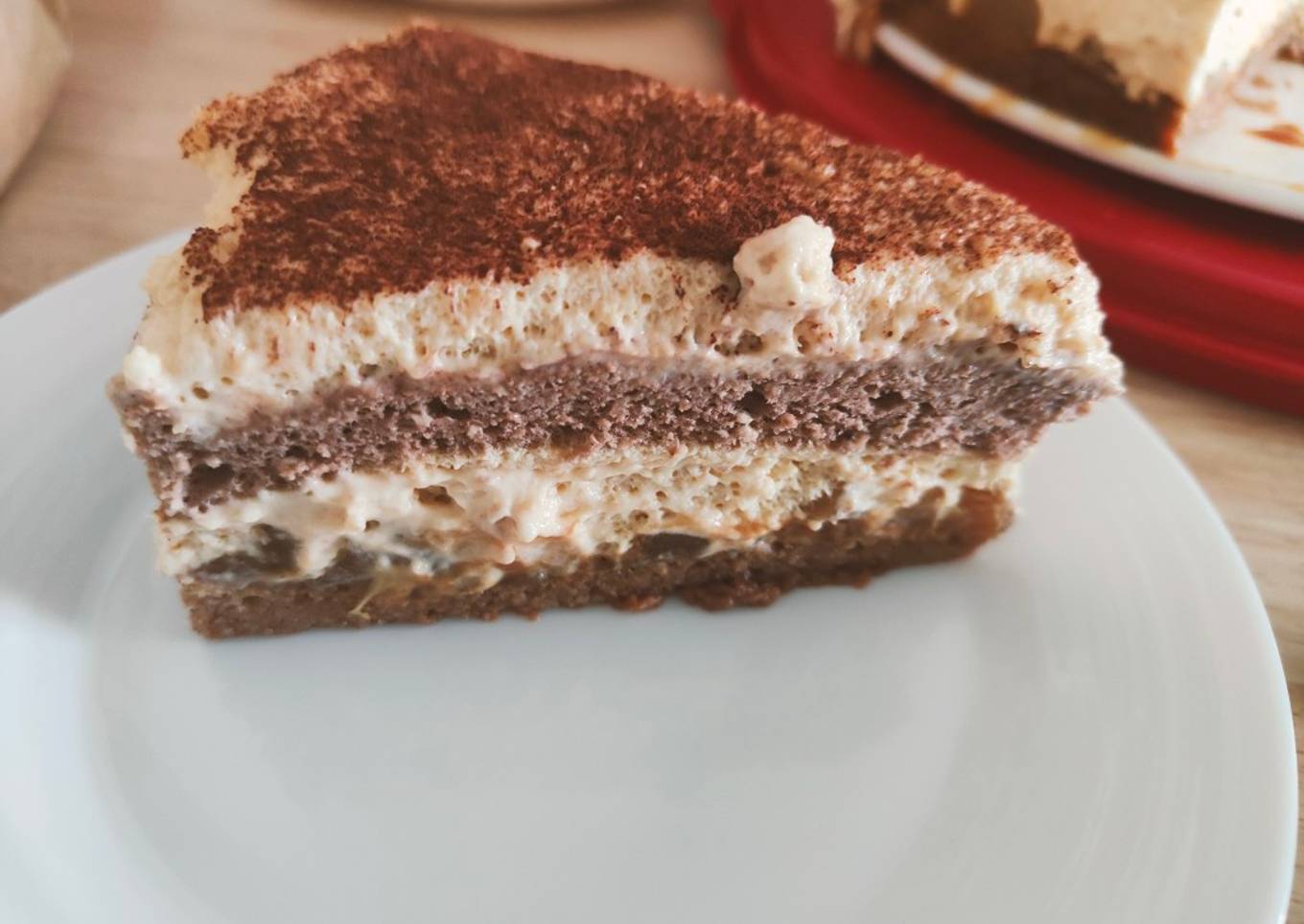 Entremet poire caramel