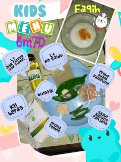 Foto resep MPASI 6m7d tepung beras putih organik