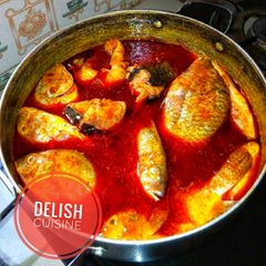 A picture of Fresh fish (Tilapia) soup.
