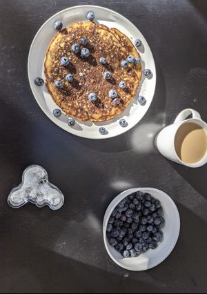 A picture of Banana pancakes.