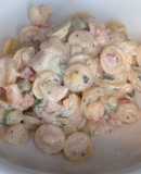 Massa orecchiette com camarões e molho cremoso