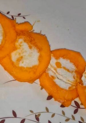 A picture of Mango Stuffed Kulfi.