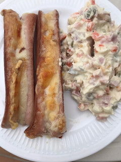 Una foto de Salchichas Frankfurt con queso