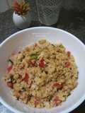 Spicy Fried Couscous with Chia Seed