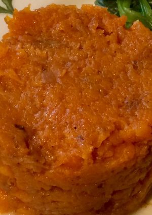 Una foto de Puré de zanahorias perfumado