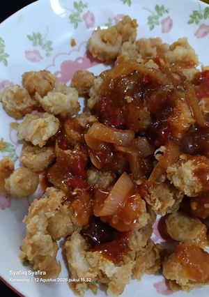 Foto resep Cumi krispi asam manis