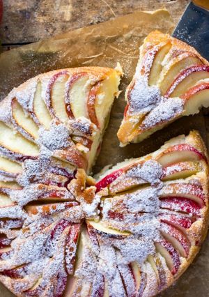 Una foto de Tarta de manzana