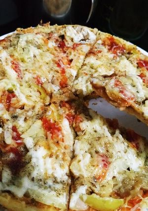 Foto resep Pizza Teflon Italian Thin Crust / Tipis Renyah