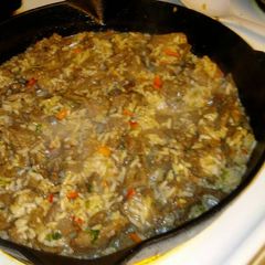 Steak Rice Veggies A picture of Steak Rice Veggies.