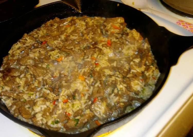 Steak Rice Veggies