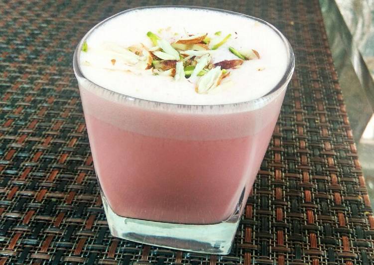 Step-by-Step Guide to Make Gordon Ramsay Rose dry fruits lassi