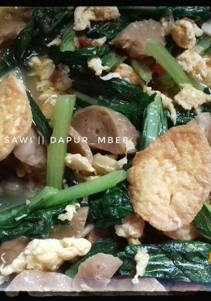 Foto resep Tumis tofu sawi